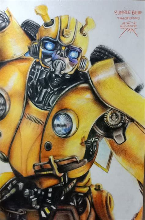 Transformers Bumblebee DE Artwork Art Drawing By Dante Eduarte Bee