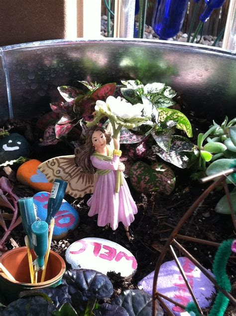 Miniature Bottle Tree In Fairy Garden