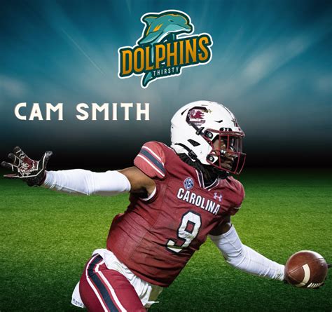 Cam Smith Miami Dolphins Top Pick Dolphins Thirsty Dolphins Thirsty