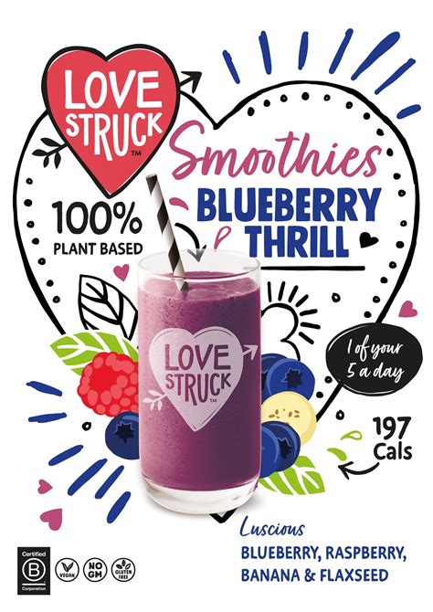 Love Struck Blueberry Thrill Smoothie Consort Frozen Foods