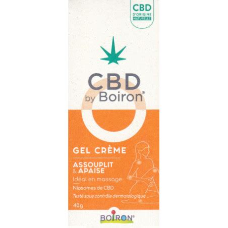 Boiron Gel Crème CBD Assouplit Apaise 40g