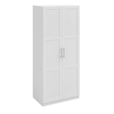 Denver 2 Door White Panelled Wardrobe White Bedroom Furniture Sets