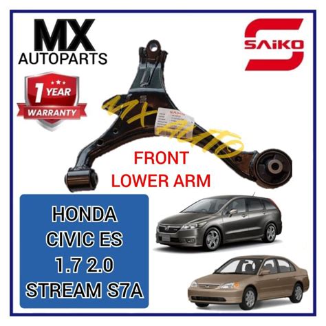 SAIKO CONTROL LOWER ARM HONDA CIVIC S5A ES 1 7 2 0 STREAM S7A RN1 RN3