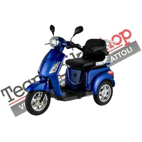 Scooter Z TECH ZT 15 E TRILUX PLUS 3 RUOTE Differenziale Per Disabili E