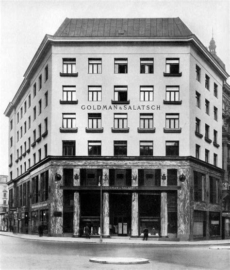 Adolf Loos Goldman Salatsch Building Vienna Historia De