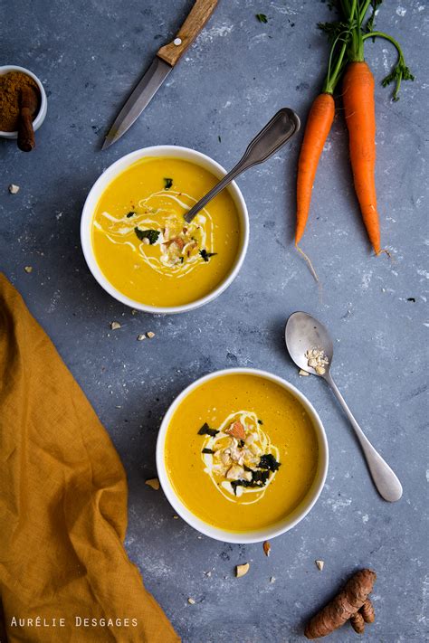 Velouté de carottes au lait de coco et curry madras Cooking lili