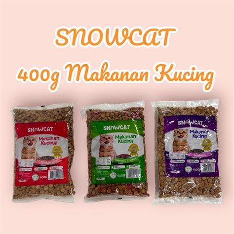 SNOWCAT Cat Foot Makanan Kucing 400g Shopee Malaysia