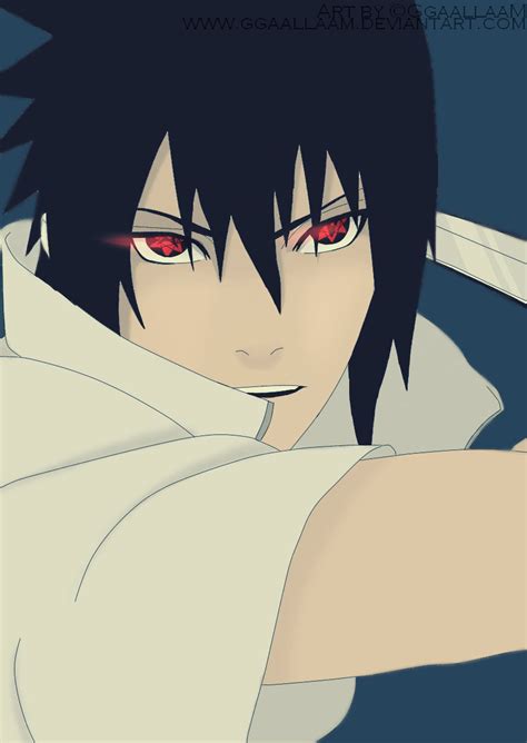 Sasuke Uchiha with Eternal Mangekyou Sharingan by GgaallaaM on DeviantArt