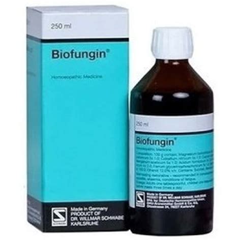 Buy Dr Willmar Schwabe India Biofungin Homeopathic Medicine Ml