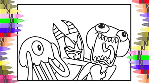 Garten Of Banban Coloring Pages Evil Banban Backstory Creative