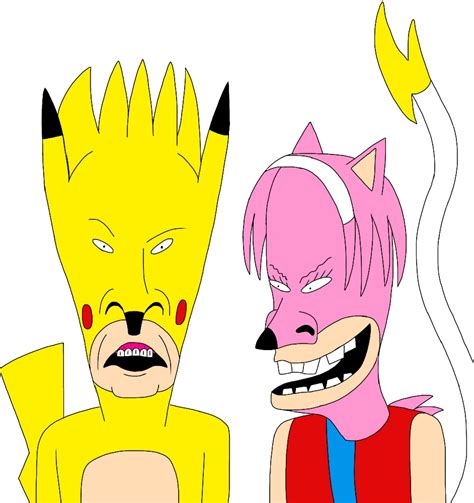 Sonichu and Rosechu by MikeColeWaters on DeviantArt