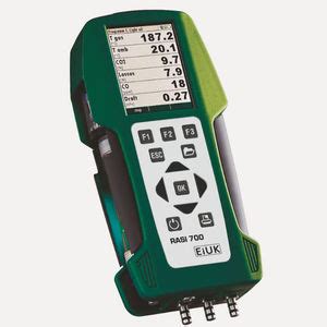 Analisador de combustão portátil RASI 300C Eurotron Instruments UK ltd