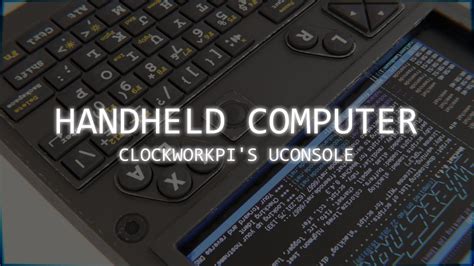 Handheld Computer Clockworkpi Uconsole D Asset Dassets Blender