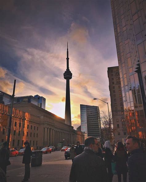 Streets Of Toronto’s Instagram post: “Beautiful evenings in downtown # ...