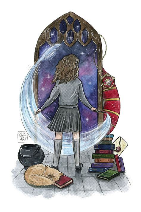 Иллюстрация Гермиона в стиле люди | Illustrators.ru