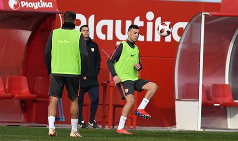 Sevilla Fc Noticias Munir El Haddadi Ausencia En El Entrenamiento