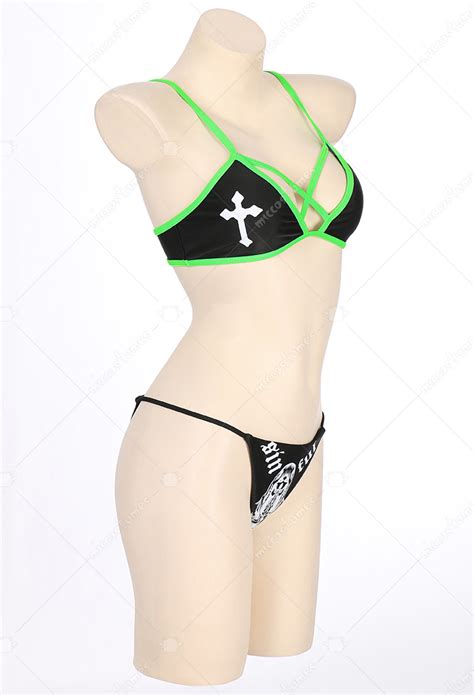 Damen Sexy Kreuz Muster Dreieckiges Bikini High Cut Tanga Swimsuit Criss Cross Badeanzug Set