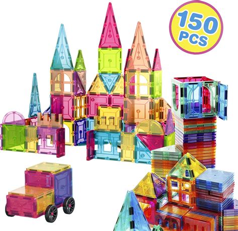 Contixo Kids Magnet Toys ST1 150 piezas de azulejos magnéticos