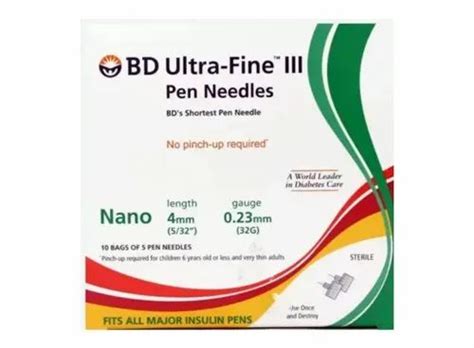 Green BD Ultra Fine Pen Needle For Hospital At Rs 630 Box In Dhanbad