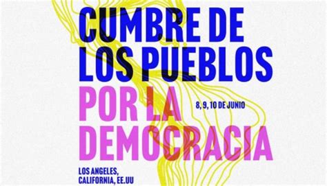 Movimientos sociales inician la Cumbre de los Pueblos en Los Ángeles