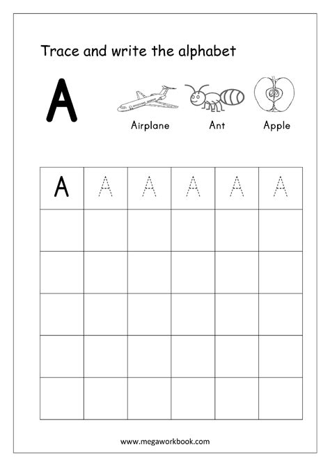 Alphabet Worksheets Preschool Alphabet Worksheets Capital Letters ...