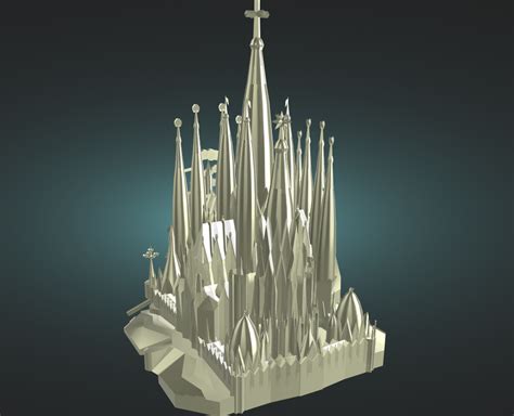 Archivo Stl Gratis Sagrada Familia・objeto Imprimible En 3d Para Descargar・cults