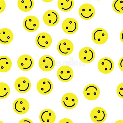 Fondo Incons Til Del Modelo De Emoji Emoticons Amarillos De La Sonrisa