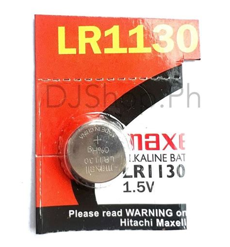 Lr Ag Maxell V Alkaline Button Cell Battery Hg