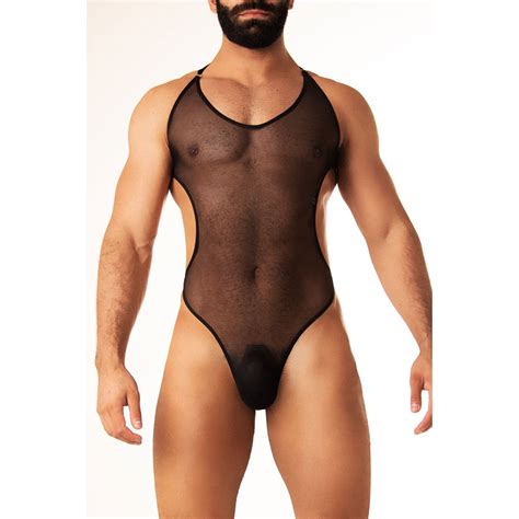 Body Ricok Id Fio Roupa Ntima Masculina Body Sexy De Malha