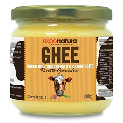 Ghee Biologico 300g Burro Chiarificato Secondo Lantica Ricetta