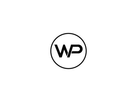 Premium Vector Wp Logo Design