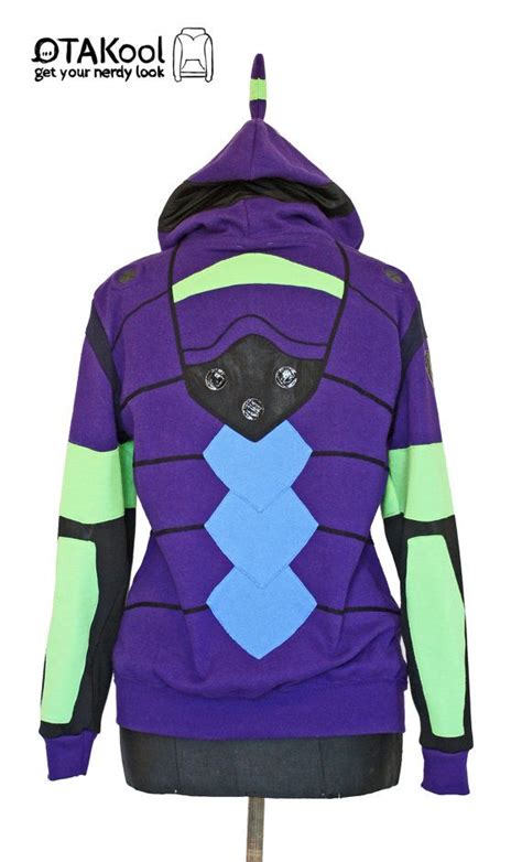 OTAKool Sudadera Con Capucha Inspirada En Evangelion 01 De Neon