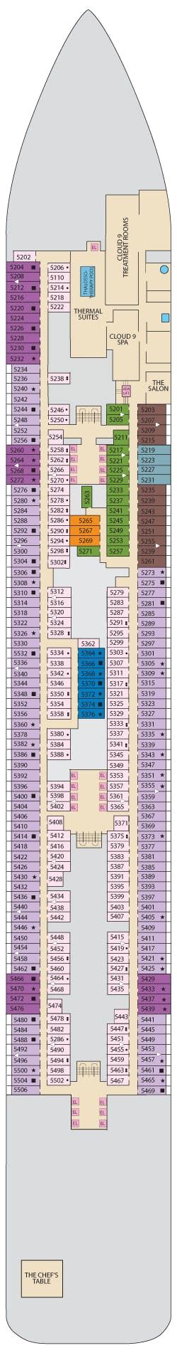 Mardi Gras deck plans - Cruiseline.com