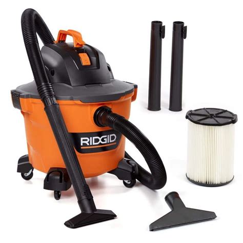 Ridgid Gallon Peak Hp Nxt Wet Dry Shop Vacuum With Filter