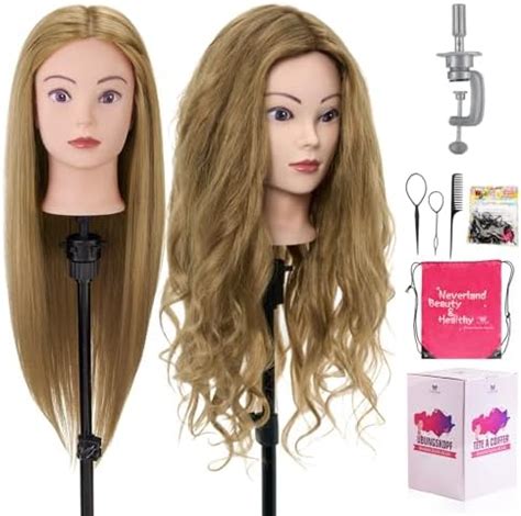 Amazon Mannequin Head Human Hair With Mannequin Stand