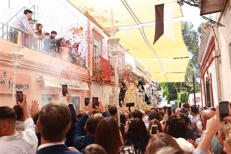 Aljamar Se Vuelca Con La Visita De La Virgen De Los Dolores En El