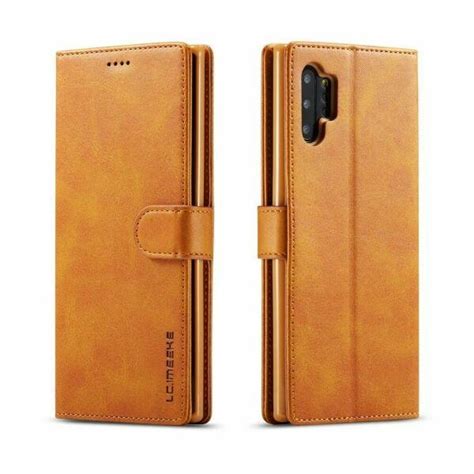 Lc Imeeke Wallet Case Samsung Galaxy Note N Brown