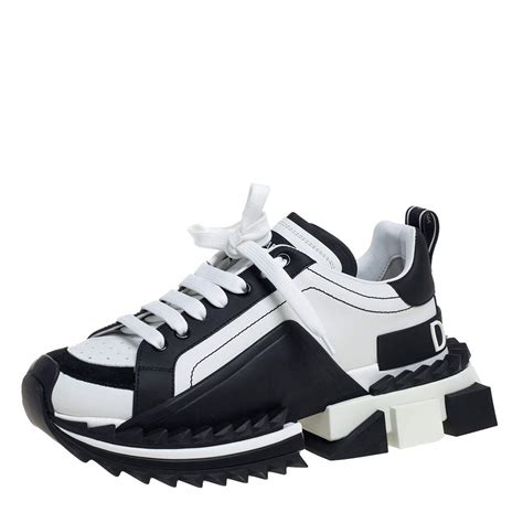 Dolce Gabbana Black And White Sneakers Atelier Yuwa Ciao Jp