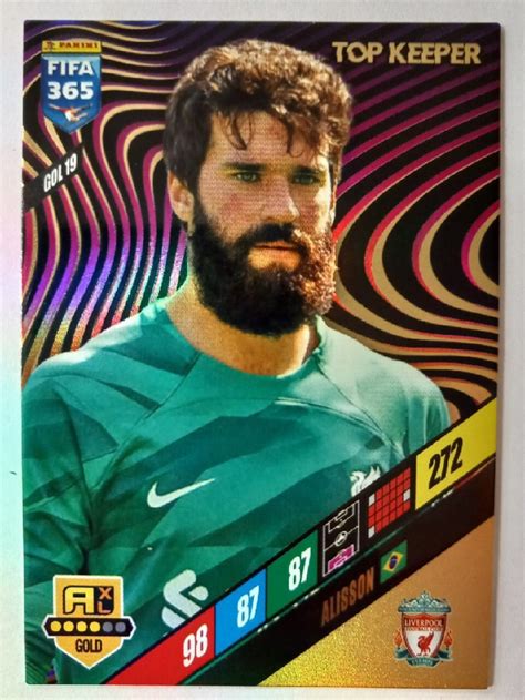 Panini Fifa Gold Top Keeper Gol Alisson Gliwice Kup