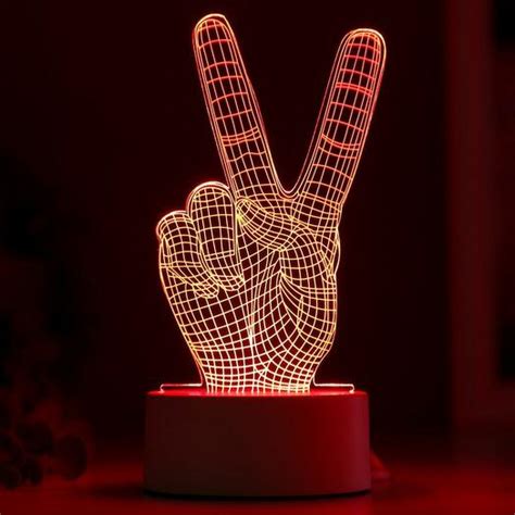 Светильник "Победа" LED RGB от сети 9,5х10х19 см, Декор в Москве ...
