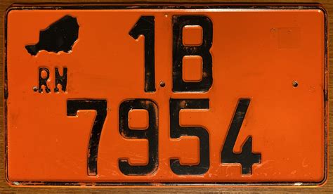 Niger Commercial Vehicle Two Line License Plate Jerry Woody Flickr