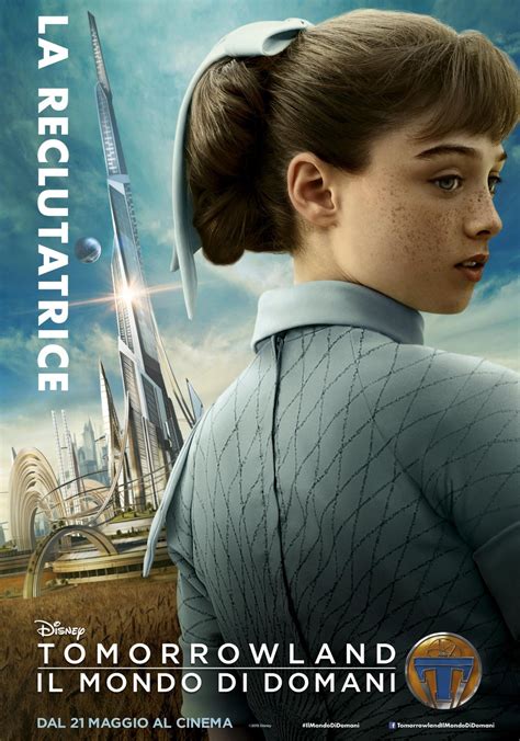 Tomorrowland Il Mondo Di Domani Il Character Poster Italiano Di Athena Raffey Cassidy