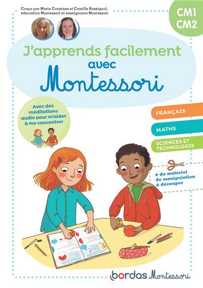 J Apprends Facilement Avec Montessori CM1 CM2 SDP Le Livre Club