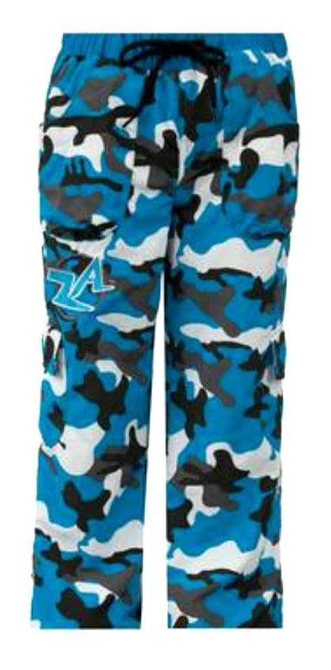 Zumba Kids Cargo Pants Blue Camo Small Clothing