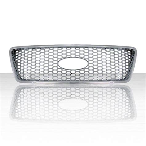 Pc Chrome Abs Honeycomb Grille Overlay For Ford F Xlt