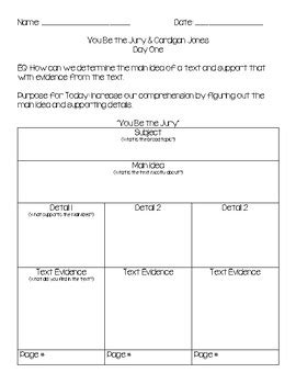 The Trial Of Cardigan Jones Third Grade Journeys By Reading In Rd