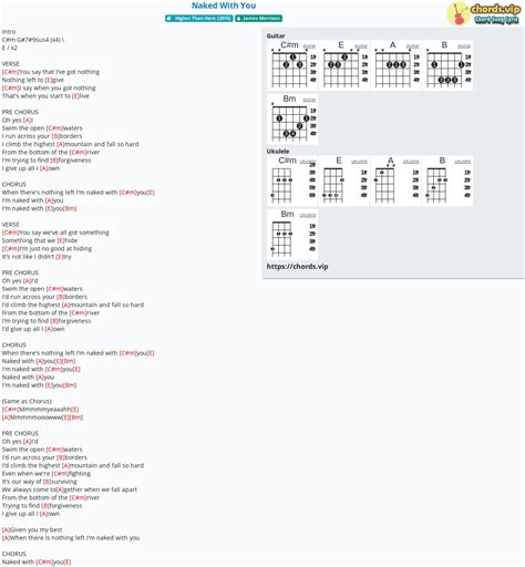 Chord Naked With You James Morrison Tab Song Lyric Sheet Guitar Hot