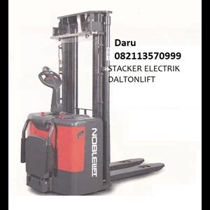 Jual Hand Lift Stacker Elektrik Noblelift Dalton Pt Denko Sakti Pusat