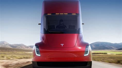 Sattelschlepper Tesla Präsentiert Schweren Elektro Lkw