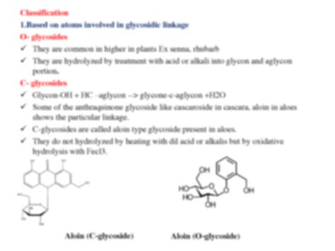 Solution Glycosides Studypool